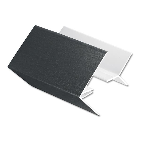 Anthracite Grey 2-Part External Corner Trim | DirectPlastics.com